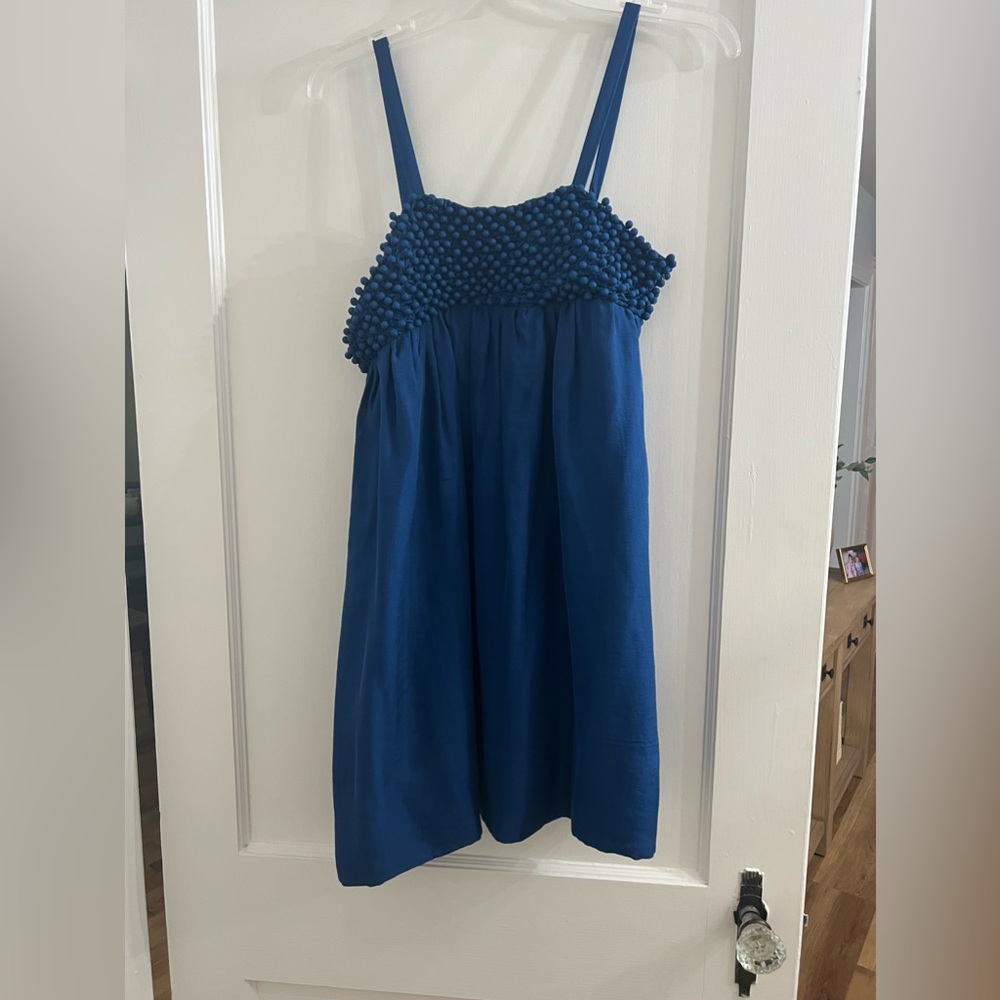 development by Erica Davies blue mini dress size 2